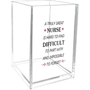 Nurses Week Gifts Christmas Stocking Stuffers Mothers Day Birthday Thanksgiving Day Valentines Day Halloween Thank You Womens Day Gift for Nurse Pen Holder for Desk Present for Best Nurse Ever Gifts