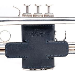 ArtOne Trumpet Valve Guard Vegan Artificial leather eco-friendly Trumpet Valve Protector Vegan Trumpet Accessories Trumpet Valve Cover Brass accessories (Model XL, Black)