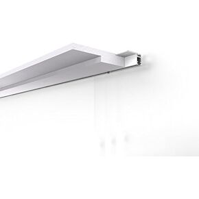 STAS Picture Hanging System: STAS prorail Flat White 200cm 78.75 inch + Installation kit