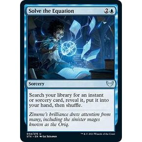 Magic: The Gathering - Solve The Equation - Strixhaven: School of Mages