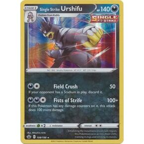 Single Strike Urshifu - 108/198 - Holo Rare - Sword & Shield - Chilling Reign