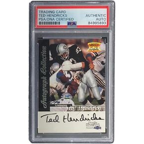Ted Hendricks Signed 1999 SI Trading Card PSA/DNA