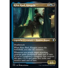 Magic: the Gathering - Rilsa Rael, Kingpin (550) - Etched - Foil - Battle for Baldur's Gate