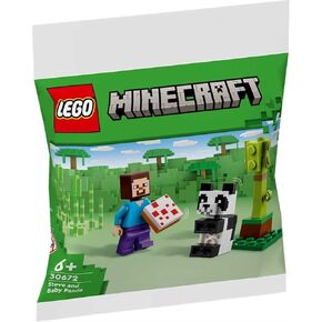 LEGO 30672 Minecraft Steve mit Baby-Panda