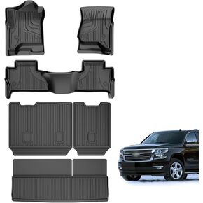 سجادات أرضية أصلية لسيارة Cadillac XT5 2016-2024 / Chevy Blazer 2019-2024 (غير مناسبة لطراز Blazer EV) - بطانات أرضية TPE ملائمة حسب الطلب - سجادات أرضية مناسبة لجميع الأحوال الجوية لشفروليه بليزر/كاديلاك XT5 in Kuwait