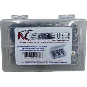 RCSCREWZ Stains Steel Screw Kit Rer076 متوافق مع Redcat Racing Sixtyfour 1/10 1964 Impala Hopping Lowrider