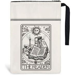 1pc Paperbacks Book Covers 13.4x9.45 inch Princess Book Pouches Cartoon Book Sleeve with Zipper and Front Pocket Bookish Books Protectors for Students Teachers
