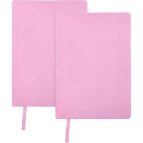 GLOBLELAND 2 Pcs Green Elastic Cloth Book Covers 7"x13" Stretchable Book Sox Book Protector for Most Hardcover Books Up to 8.5"x9.5" Washable Reusable Protective Cover for Hardcover Textbooks