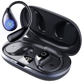 AI Real-time Translation Earbuds, Bluetooth 5.4 Language Translation Earphones, Support 3-1 OWS Real Time 144 Languages Accents, Ear-Hook M96 Translation Device for Travel Business and Learning(M-96)