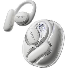 PAXA AI Translation Earbuds Real Time 3-in-1 Language Translator Earbuds 145 Languages & Accents Bluetooth 5.4 Translating Earbuds HD Sound Audifonos Traductores Inglés Español, OpenAir5 White