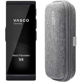 Vasco V4 Language Translator Device with Free Lifetime Internet in Almost 200 Countries + Vasco Translator V4 Protective Case