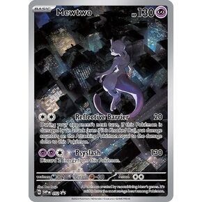 Pokemon – Mewtwo SVP 052 - Scarlet & Violet Black Star Promo – Holo Foil Card