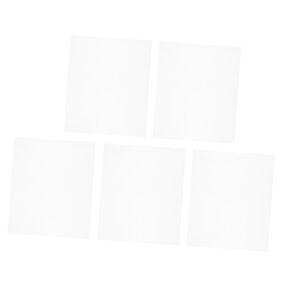 PRETYZOOM 5pcs Sheets Acrylic Panels Transparent DIY Photo Frame Replacement Art Protector Tabletop Protector for Creative Projects
