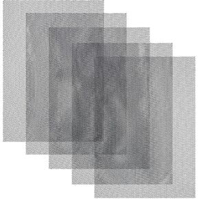 5 Sheets 0.5mm Black Fursuit Eyes Mesh Plastic PVC Waterproof Printable Eye Mesh for Furries Cosplay Props Fursuits Sculptures Handicrafts Handicrafts Making 11.8in x 7.87in Supplies