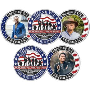 Custom4U Personalized Photo Pocket Coin Custom Picture Text Commemorative Coins Memorial Pocket Token Customized Gifts for Women Men Dad (Gift Box)