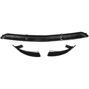 Spoiler Separator, Front Bumper Lip Spoiler Splitters Diffuser Body Kit Compatible with Benz GLC X253 W253 C253 Coupe GLC200 GLC260 GLC300 2016-2019(A)