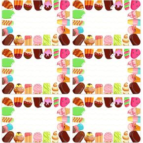 Lucleag 180 PCS Ice Cream Name Tags Stickers, Summer Ice Cream Name Stickers Name Labels Sticker for School Classroom Office Cubby Locker Clothes Summer Birthday Gift Packaging, 2x3 inch