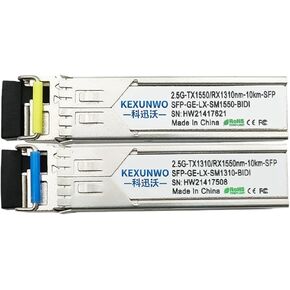 2.5g Gigabit Single-Mode Single Fiber 10km Optical Module SFP-GE-BIDI Compatible with H3C(Size:20km sc Pair)