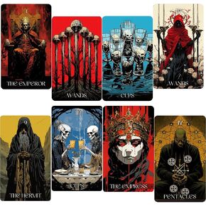78 Tarot Cards, Tarot Cards Deck with Guide Book for Beginners, Fortune Telling Toys, Durable Cards, Suitable for Beginners to Experts, Creative Art Real Experience.