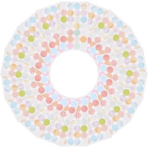 Angoily 20sheets Reinforcement Stickers for Paper Adhesive Labels for Repairing Loose-Leaf Pages Decorative Crafting and Strengthening Punch Total