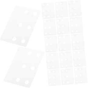 ARTIBETTER 50pcs Self-Adhesive Hole Reinforcement Labels Paper Hole Stickers for Binders and Notebooks Easy to Reposition Lightweight Pet Material for Document Organization
