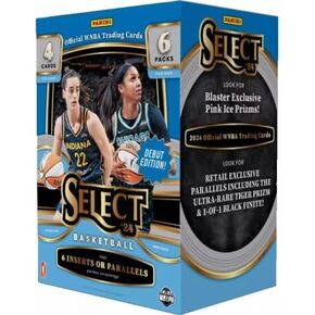 2024 Panini WNBA Select Blaster Box Look for Caitlin Clark Rookie Cards!