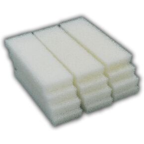 12 Foam Filter Pad Inserts for Hagen Fluval 204, 205, 206, 304, 305, 306 (A-222)
