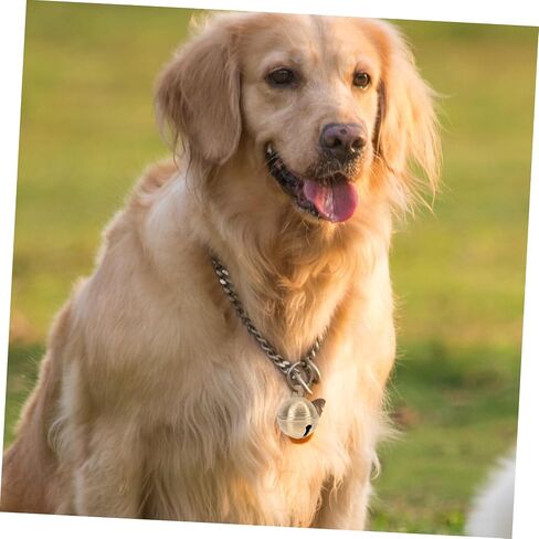 2pcs Brass Pet Bells for Dogs Cats Lightweight Sturdy Sheep Cattle Collar Accessories Unique Design for Enhanced Pet Liveliness Safety in Saudi Arabia