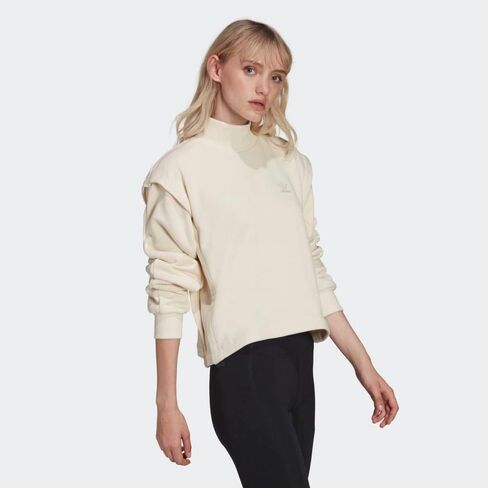 adidas Originals Women's Adicolor Clean Classics Half Zip Sweatshirt in Kuwait