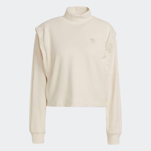 adidas Originals Women's Adicolor Clean Classics Half Zip Sweatshirt in Kuwait