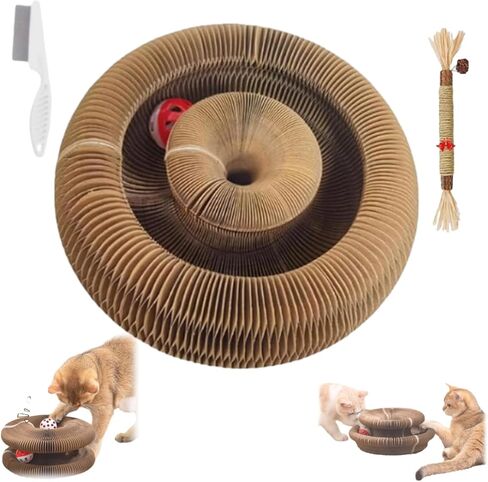 Boopz Ball for Cats, Boopz Ball Cat Toy, Foldable Cat Toy with Balls, Interactive Exercise for Cats (1pcs) in Kuwait