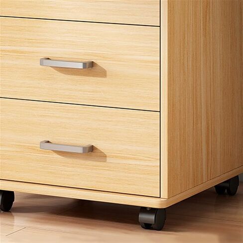 Filing Cabinet Office Filing CabinetWooden 3 Drawer Solid Color Storage CabinetFiling CabinetWith Lock StorageWheel Slide Small Side Cabinet File Cabinets(White) in Saudi Arabia