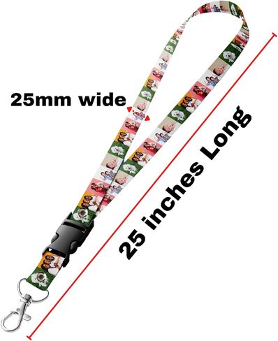 Custom Collage Lanyard - Personalized Double Sided Photo Print for ID Badge in Saudi Arabia