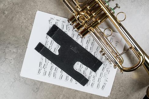 واقي صمام البوق ArtOne، جلد صناعي نباتي صديق للبيئة، واقي صمام البوق النباتي، غطاء صمام البوق، إكسسوارات نحاسية (موديل XL، أسود) in Kuwait