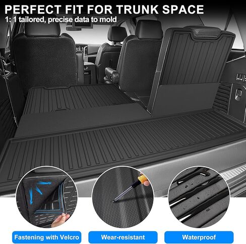 سجادات أرضية أصلية لسيارة Cadillac XT5 2016-2024 / Chevy Blazer 2019-2024 (غير مناسبة لطراز Blazer EV) - بطانات أرضية TPE ملائمة حسب الطلب - سجادات أرضية مناسبة لجميع الأحوال الجوية لشفروليه بليزر/كاديلاك XT5 in Kuwait