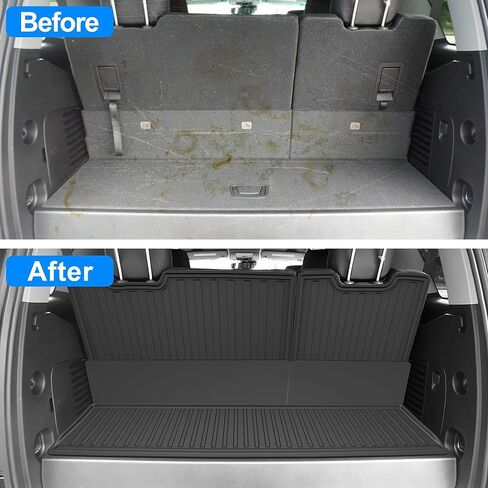 سجادات أرضية أصلية لسيارة Cadillac XT5 2016-2024 / Chevy Blazer 2019-2024 (غير مناسبة لطراز Blazer EV) - بطانات أرضية TPE ملائمة حسب الطلب - سجادات أرضية مناسبة لجميع الأحوال الجوية لشفروليه بليزر/كاديلاك XT5 in Kuwait