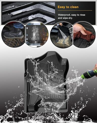 سجادات أرضية أصلية لسيارة Cadillac XT5 2016-2024 / Chevy Blazer 2019-2024 (غير مناسبة لطراز Blazer EV) - بطانات أرضية TPE ملائمة حسب الطلب - سجادات أرضية مناسبة لجميع الأحوال الجوية لشفروليه بليزر/كاديلاك XT5 in Kuwait