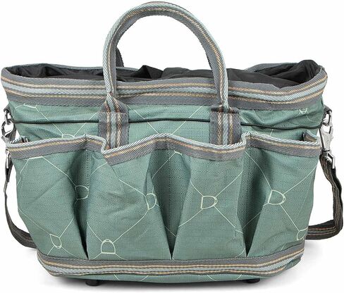 Jeffers Poplar Head Grooming Bag – Horse Grooming Organizer Tote with Pockets for Brushes, Tools, Clippers, Shampoo, Detangler – Stable Barn Kit Carrier for Horses, Pets, Merlot Snaffles & Irons in Saudi Arabia