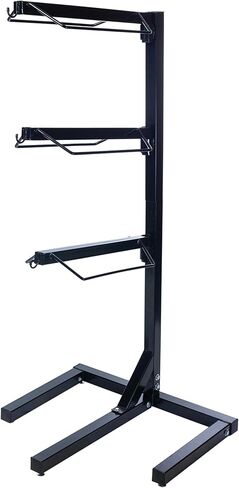 Swivel Saddle Rack with Tack Hooks | Ideal for Horse Tack Rooms | Swivels for Easy Access | Fits Both English & Western Saddles | Size 4 Tier in Saudi Arabia