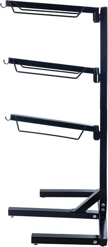 Swivel Saddle Rack with Tack Hooks | Ideal for Horse Tack Rooms | Swivels for Easy Access | Fits Both English & Western Saddles | Size 4 Tier in Saudi Arabia