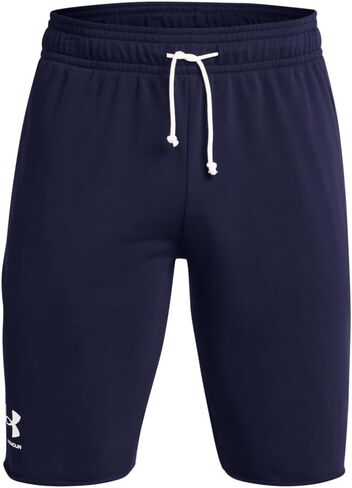 Under Armour Men's Rival Terry Shorts, (410) Midnight Navy / / Onyx White, X-Large in Saudi Arabia