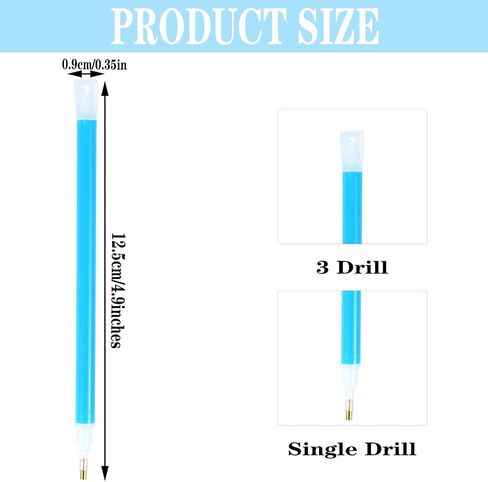 45pcs 5D Diamond Art Painting Pens,Red Diamond Embroidery Pen for DiamondRhinestone Painting DIY Craft in Kuwait