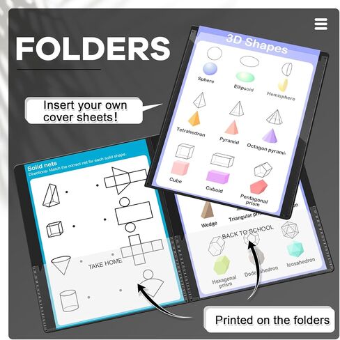 Henoyso 100 Pcs Folders Take Home Heavy Duty 2 Pocket Homework Folder for Students Parent Teacher Communication, 11.8 x 9.45 Inch(Blue) in Saudi Arabia