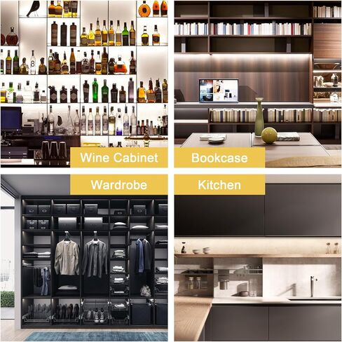 myking 2pcs شريط مصباح LED شريط تقنيع 0.59 في × 32.8 قدم الشريط الإضاءة للضوء لتنعيم الضوء والبيج والبني in Kuwait