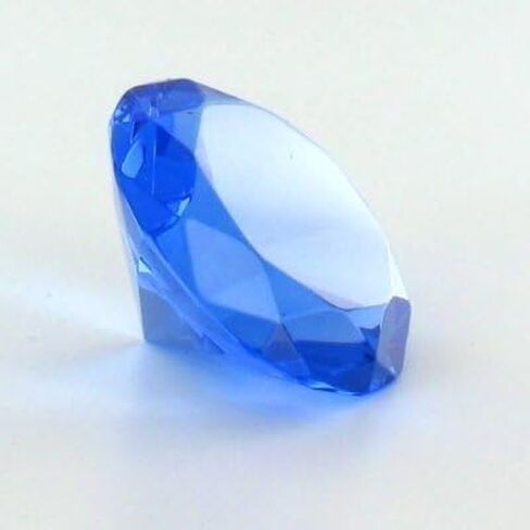120mm Clear Diamond Shaped Glass Crystal Paperweight – Home Office Decor & Wedding Favors Decoration with Gift Box in Kuwait