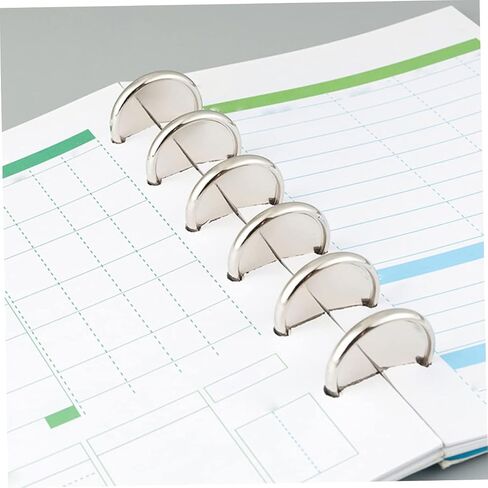 20pcs الفطر ثقب الثقوب الفطر حلقات ربط الحلقات الملاحظة صنع أقراص أوراق فضفاضة أقراص ورقة رنين فضفاض in Kuwait