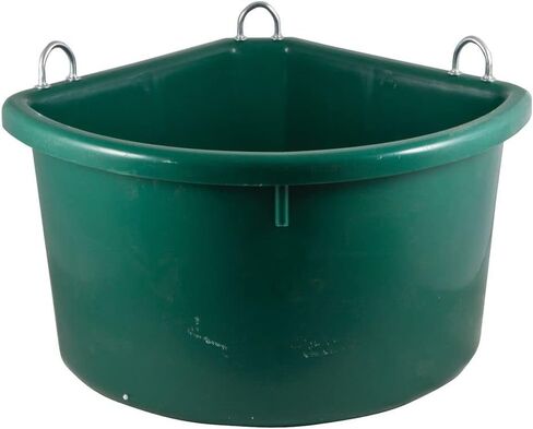 Platinum Corner Feeder for Horses 30 Quart | Space-Saving Corner Design | Cold Weather Resistant | Color Royal in Kuwait