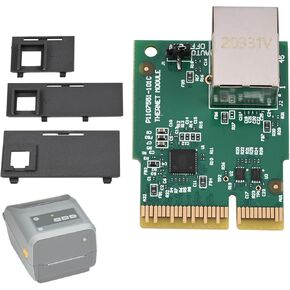 P1112640-015 Kit Upgrade Ethernet Module Fit for Zebra ZD421 ZD421d ZD421t ZD411 Thermal Printer 203dpi 300dpi Ethernet Wired Connection Module