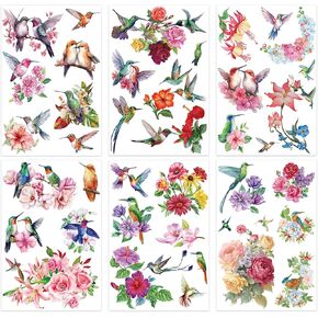 Rub on Transfers for Furniture Crafts Stickers: 6 Sheets Rub on Transfer for Furniture Decals Lemon Sticker UV DTF Transfer Stickers for Wood Glass Crafts DIY Home Decor (12 * 8 inches)