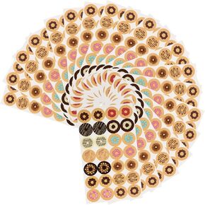HOMSFOU 20pcs Binder Hole Reinforcement Stickers Tear-Resistant Labels for Loose Leaf Paper Multipurpose Repair Stickers for Notebooks and Scrapbooking Hole Protectors